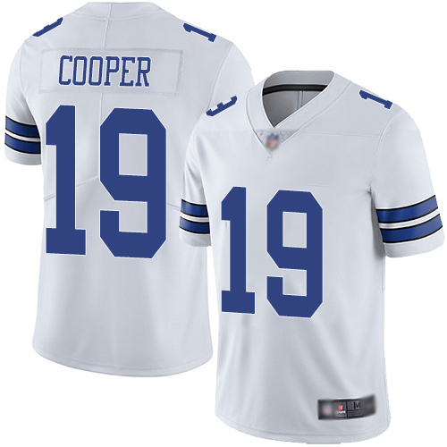 Men Dallas Cowboys Limited White Amari Cooper Road 19 Vapor Untouchable NFL Jersey